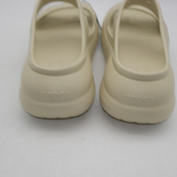 New Crocs Crush Platform Sandals  Women's 9 Men's 7  Bone Cream Beige - Picture 9 of 9